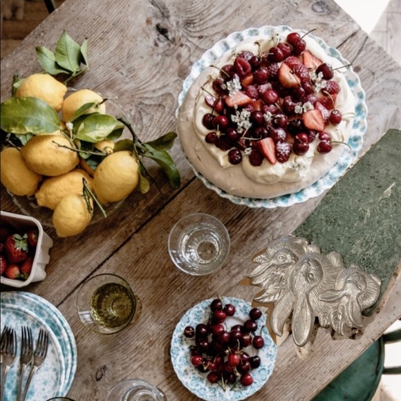 Anthropologie bunny rabbit marble cheese plate art - Picture 2 of 10